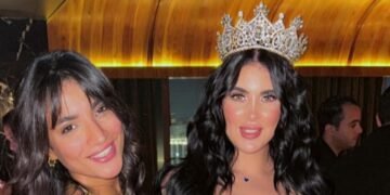 تاج من الذهب يزين رأس ايمي إيهاب فى عيد ميلادها