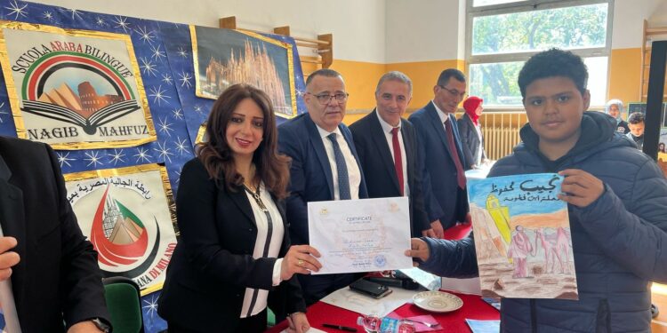 رانيا يحى : اول تعاون بين الأكاديمية المصرية الفنون بروما ومدرسه نجيب محفوظ