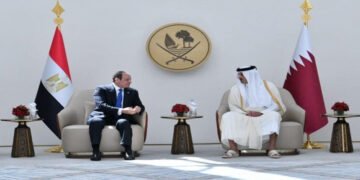 قمة مصرية قطرية بالدوحة الاثنين لبحث تعزيز التعاون الثنائى والقضية الفلسطينية والتطورات الإقليمية