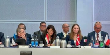 المشاط تلقى كلمة مصر بالجلسة العامة لمجلس محافظي البنك الأوروبى لإعادة الإعمار والتنمية