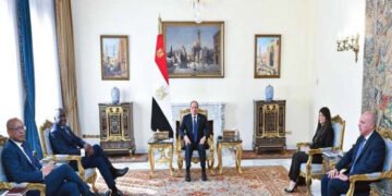 الرئيس السيسى يبحث مع رئيس مؤسسة التمويل الدولية فرص تعزيز التدفقات الاستثمارية إلى مصر