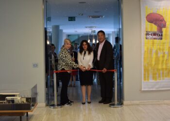 الفنان أحمد عبد الكريم الحاصل على جائزة الدولة للتفوق بالأكاديمية المصرية بروما