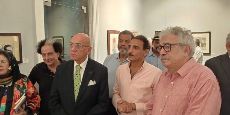 بالصور.. سلماوي و أبو غازي و الكومي يفتتحون 3 معارض تشكيلية بجاليري ضي الزمالك