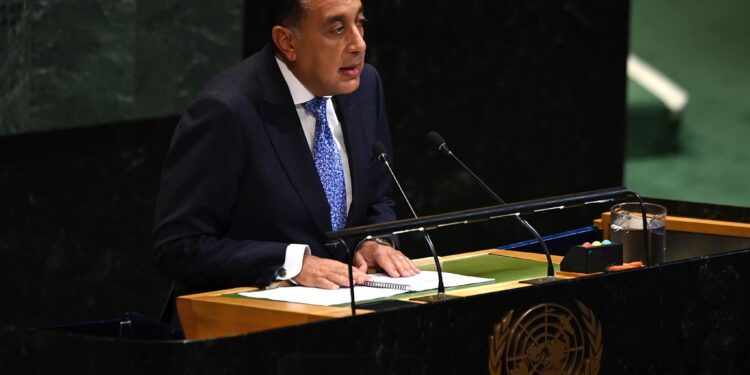 نيابة عن السيد رئيس الجمهورية:رئيس الوزراء يلقي كلمة مصر في المؤتمر الدولي حول “التسوية السلمية للقضية الفلسطينية وحل الدولتين” بالأمم المتحدة