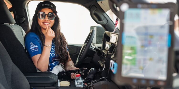 البطلة مها الحملي تشارك لأول مرة في رالي المغرب ” كروس كانتري ” ضمن بطولة العالم للراليات الصحراوية W2RC