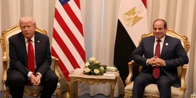 بالفيديو .. عقب استقباله فى شرم الشيخ .. ترامب: الرئيس السيسى قام بجهد عظيم وعمل رائع لوقف حرب غزة