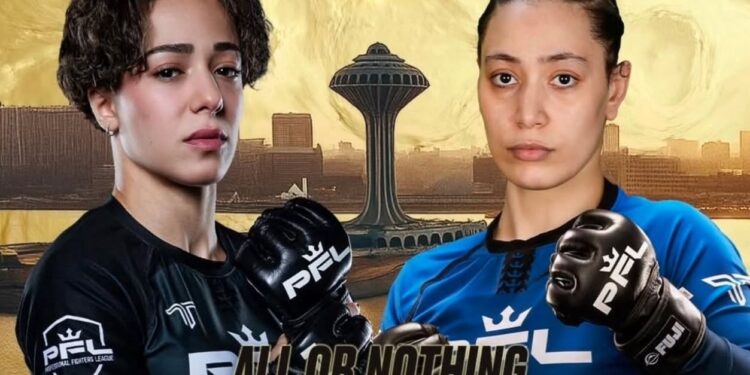 نزال تاريخي: المصرية هايدي أحمد تتحدى السعودية هتان السيف في نهائيات دوري المقاتلين المحترفين