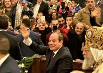 الكاتب الصحفى حامد المحلاوى يكتب لكم: الرئيس السيسي في احتفال الكاتدرائية