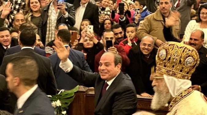 الكاتب الصحفى حامد المحلاوى يكتب لكم: الرئيس السيسي في احتفال الكاتدرائية