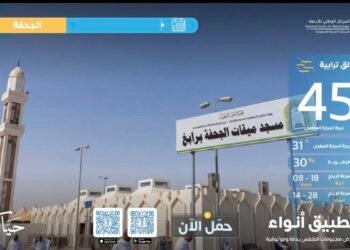 “الأرصاد” يطلق نشرات طقس مواقيت الإحرام لخدمة ضيوف الرحمن