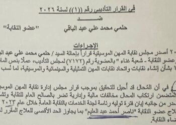 حلمي عبد الباقي ينشر قرار إحالته إلى مجلس التأديب: النية كانت مبيتة لشطبي من نقابة المهن الموسيقية