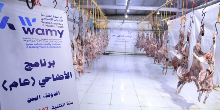 الندوة العالمية تنفذ برنامج الأضاحي في عدد من دول آسيا وإفريقيا واوروبا